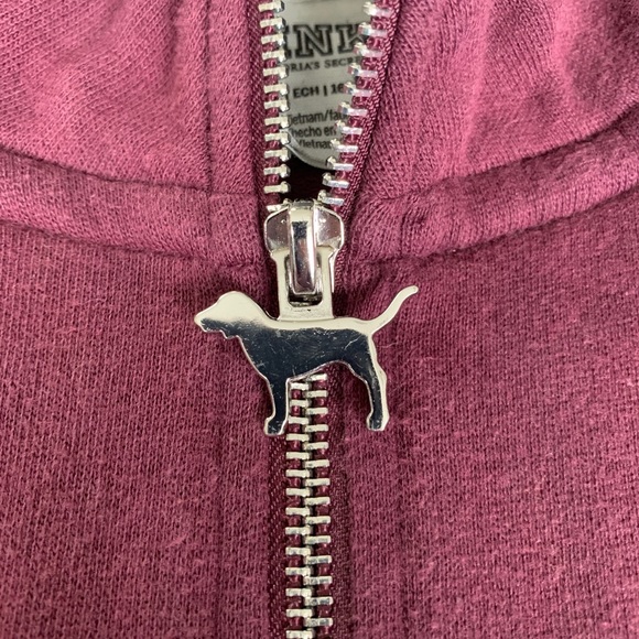 Pink Victoria’s Secret 1/4 zip pullover Longsleeve - Picture 4 of 6